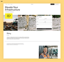 construction website themes