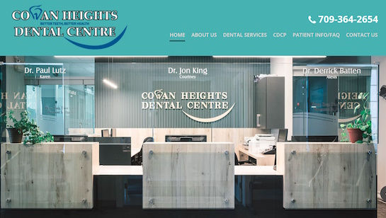 four-doctor dental centre website example