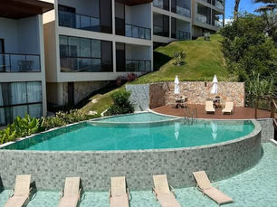 Área externa da Casa Amerigo em Morro de São Paulo