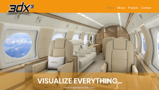 3D animation and visualization portfolio example