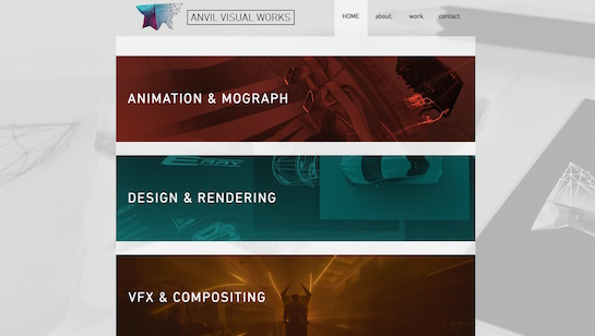 VFX and animation portfolio example