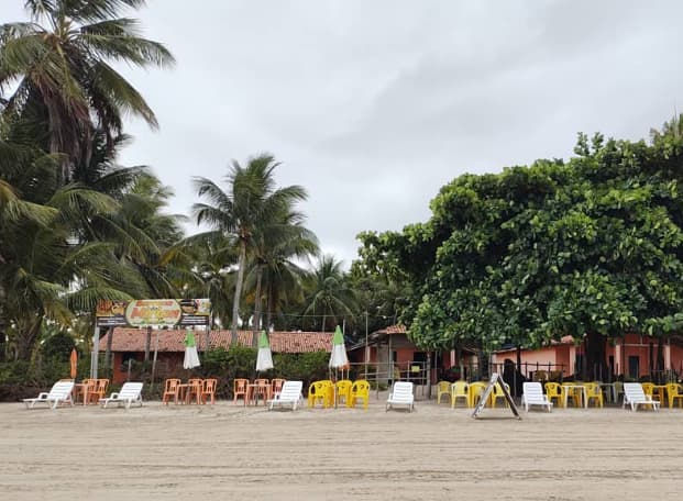 fachada da barraca da Mirian em Morro de São Paulo.