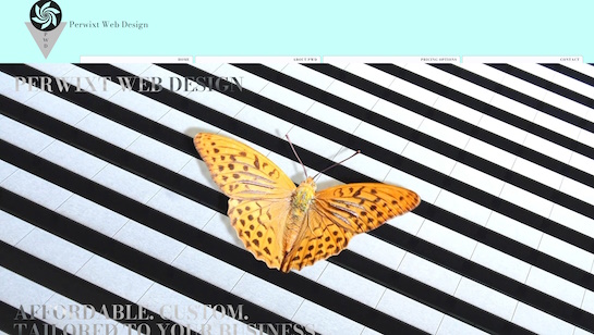 Perwixt Web Design website example