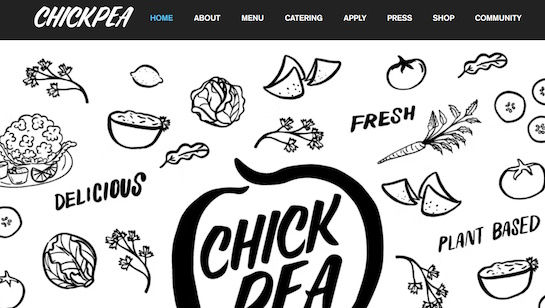 Chickpea website example