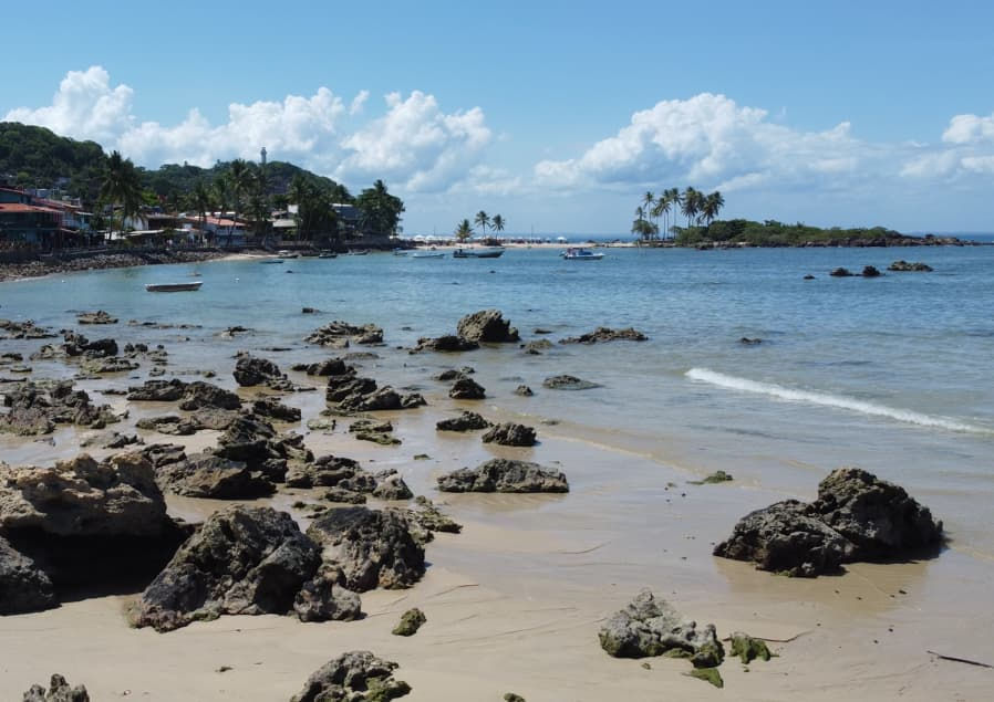 Terceira Praia de Morro de São Paulo.