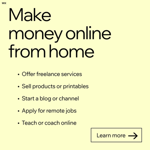 How to make money online from home