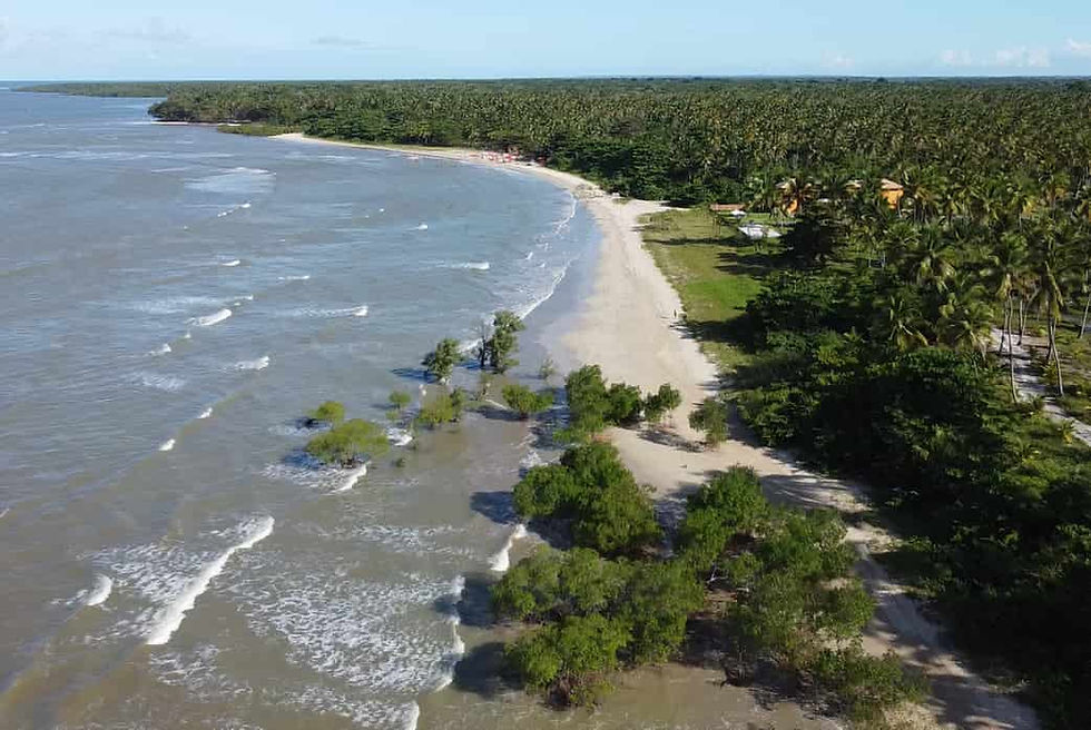Quinta Praia de Morro de São Paulo vista de cima