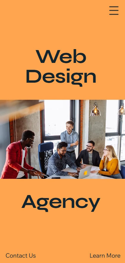 web design agency website template