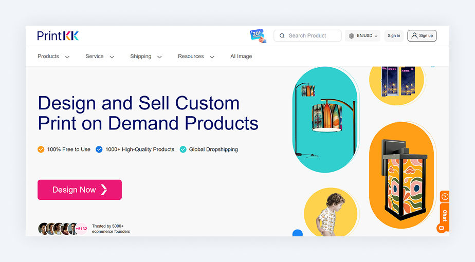 PrintKK print-on-demand company