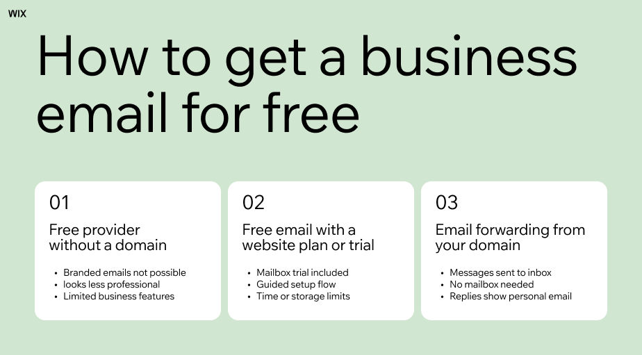 how to get a business email for free