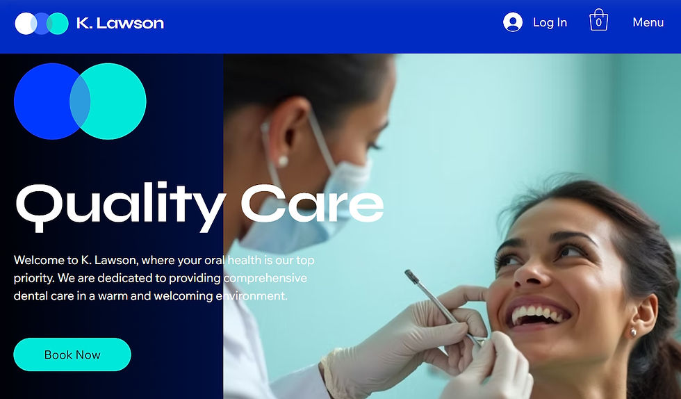 dentist web design