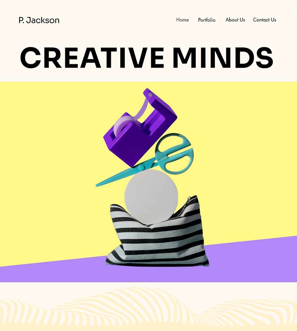 web design portfolio examples