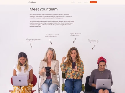 web design agency website example