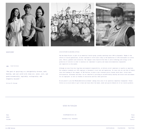 about page design