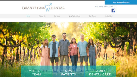 long-established dental practice website example