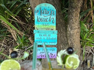 Fachada do Marina Beach Bar