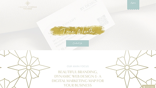 Creative Compass website example
