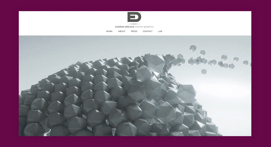 motion graphics portfolio example