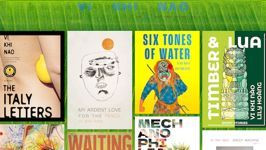Vi Khi Nao experimental poet website example