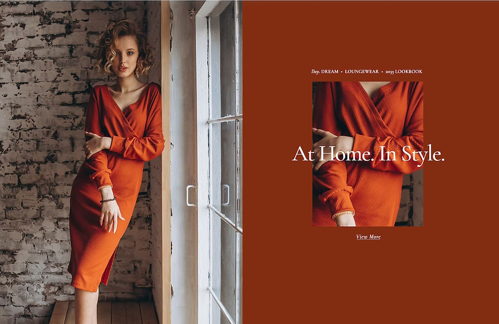 clothing store website template