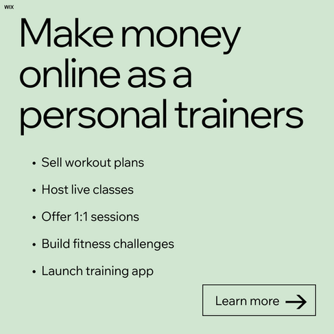 Make money online as a personal trainer