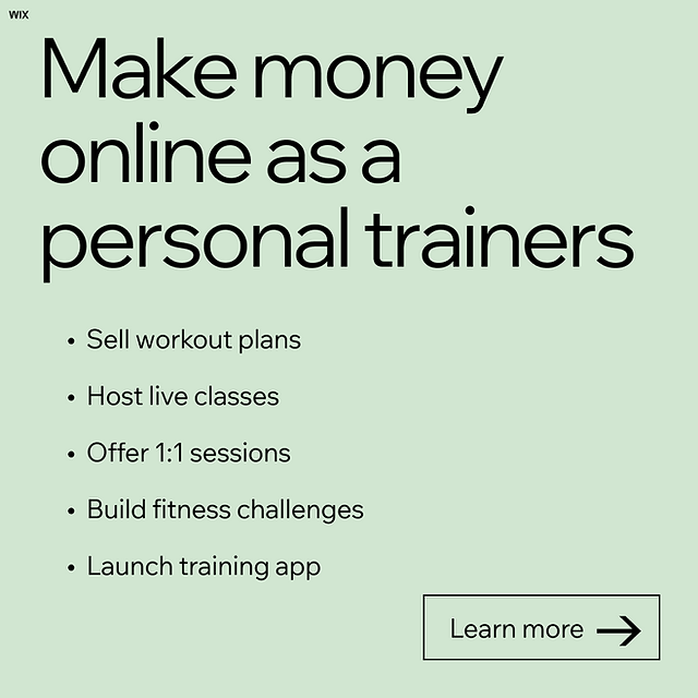 Make money online as a personal trainer