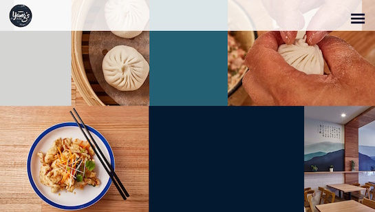 Yang's Place website example