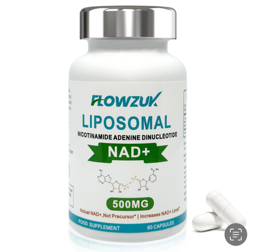 Liposomale NAD+ Softgels 500mg Mit TMG 250mg, Effizienter Als Nicotinamid Ribosid, 60 Softgels