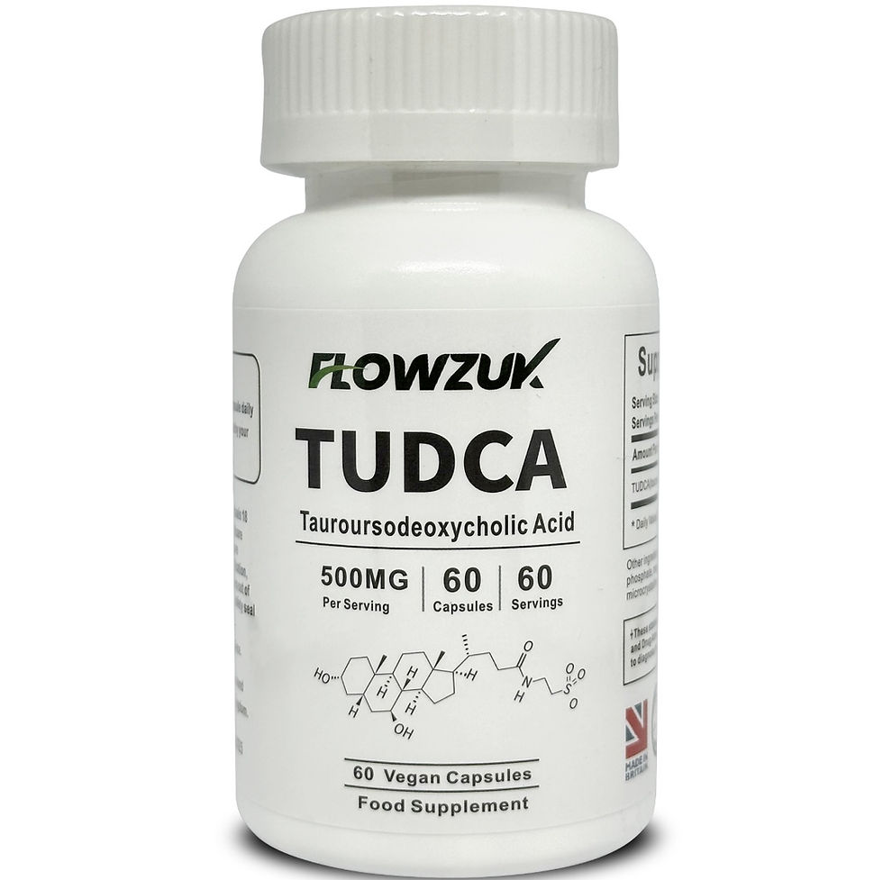 Flowzuk TUDCA 500mg | 60 Capsules by Flowzuk