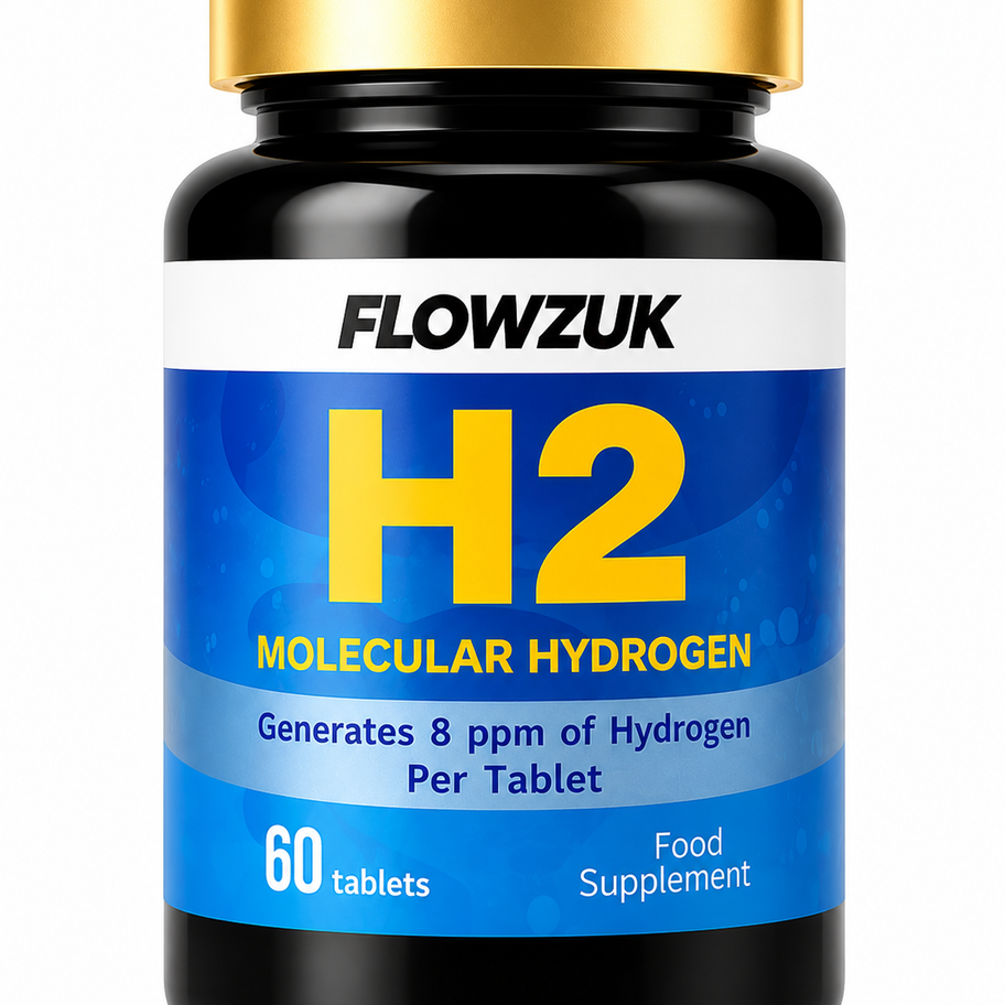 Flowzuk H2 Molecular Hydrogen Water Tablets | 60 Tablets by Flowzuk