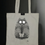 Thumbnail: Embroidered Bag (white)- Pear cat