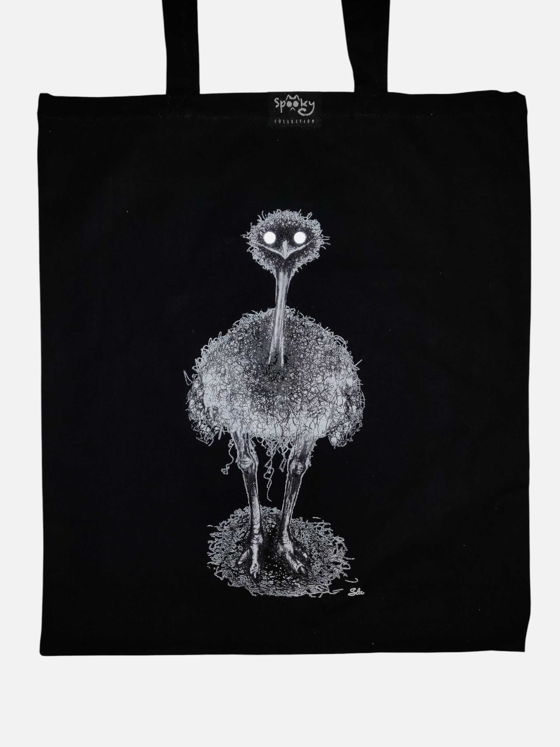 Black Bag -Ostrich