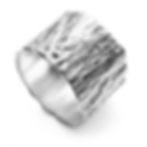 Silver ring "Wood"