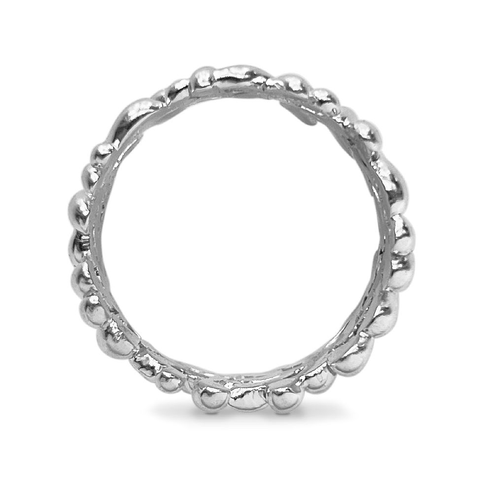 Thumbnail: Silver ring "Corals". Additional view.