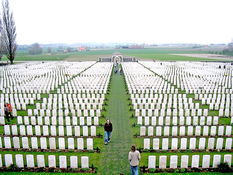 Le cimetière militaire britannique de Tyne Cot