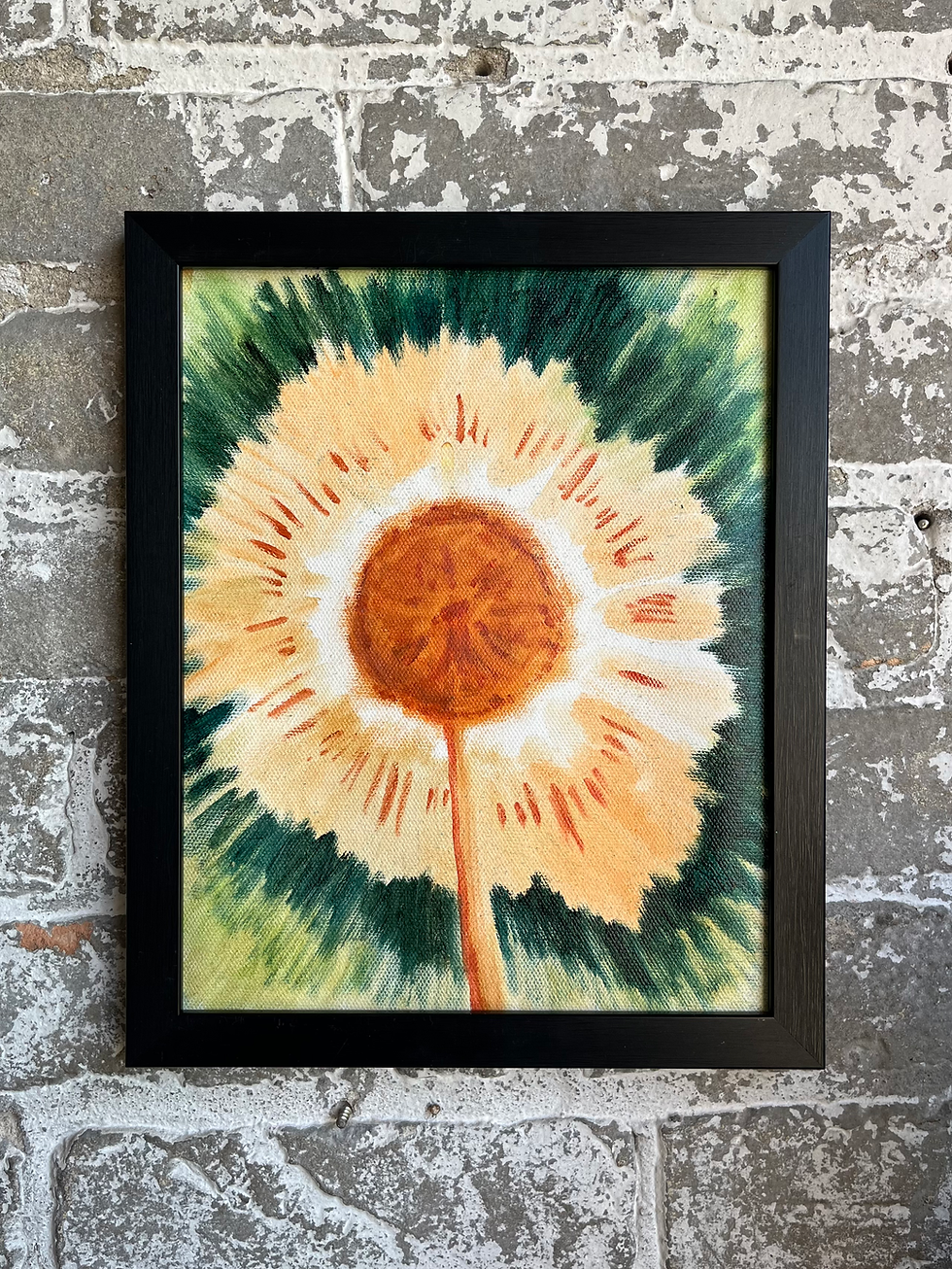 Thumbnail: Exploding Dandelion (series) - 8" x 10" Original