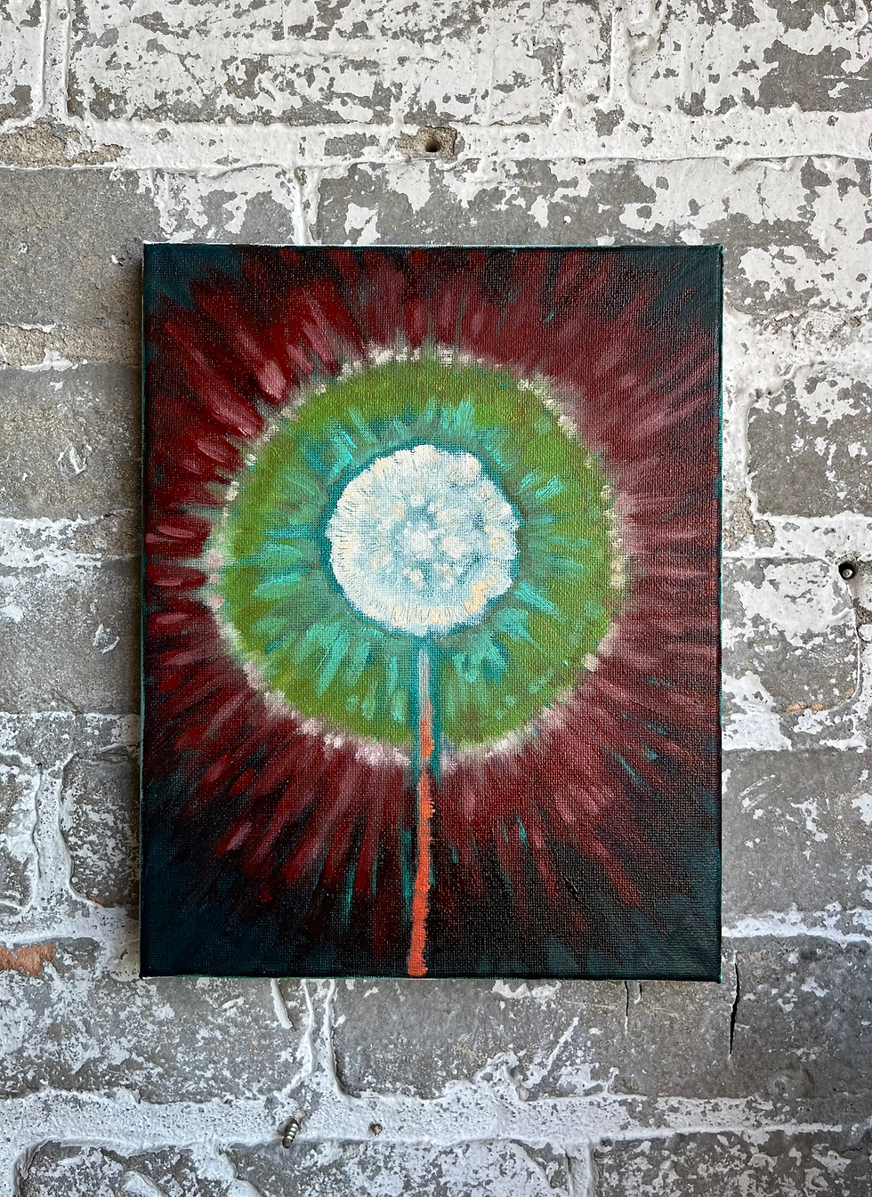 Thumbnail: copy of Exploding Dandelion (series) - 8" x 10" Original
