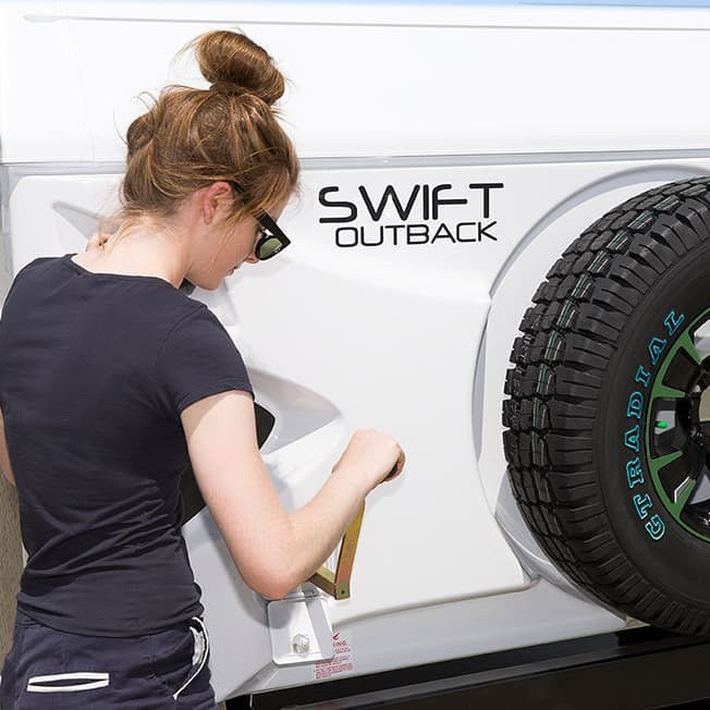 Thumbnail: Jayco Winch Winder Cover Door Fitment