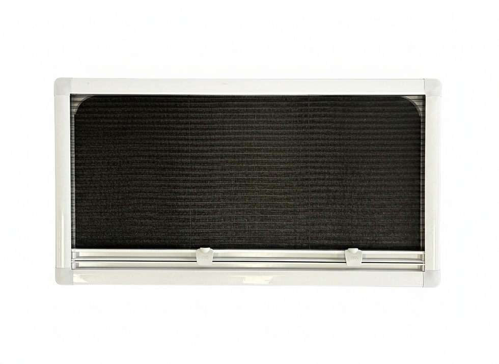 Thumbnail: NCE Euro Series Blind and Flyscreen 900 x 450 Front View