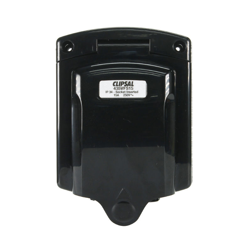 Thumbnail: Clipsal Black Inlet Front View