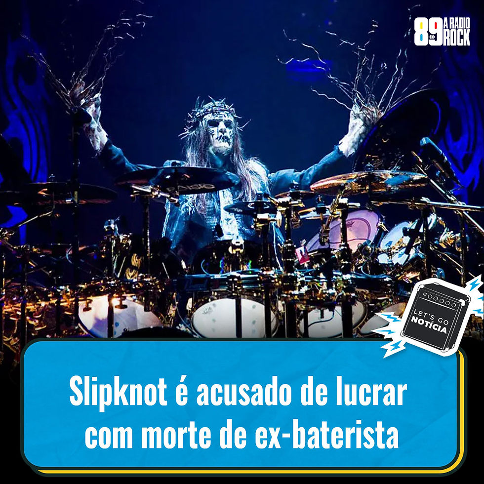 Slipknot acusado de lucrar com a morte de Joey Jordison