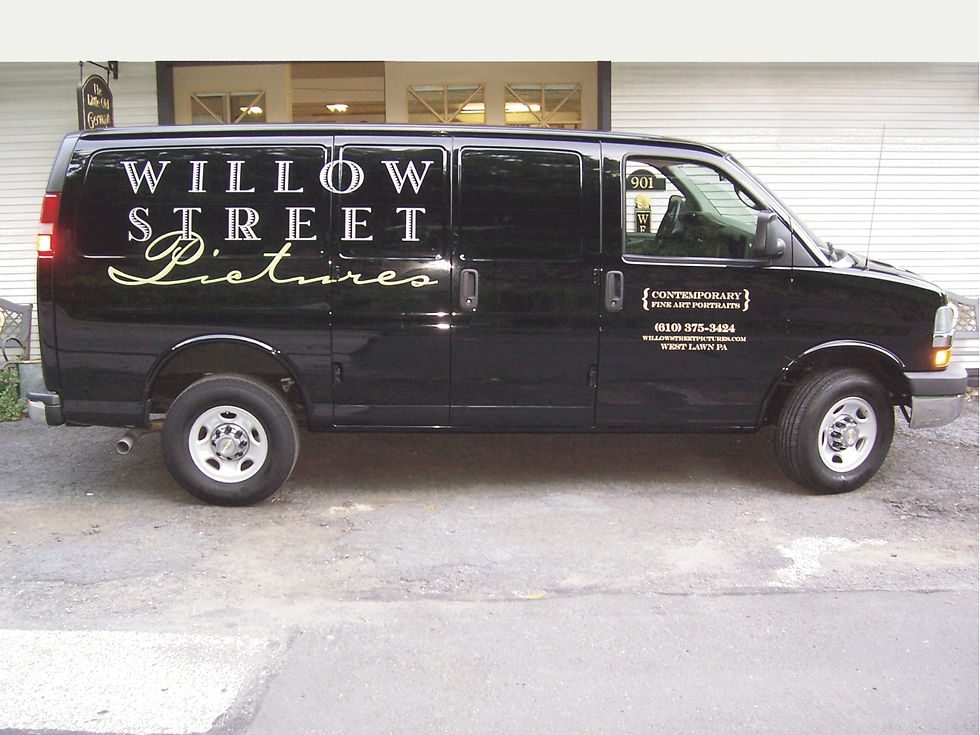 Willow Street Pictures Cargo Van Lettering