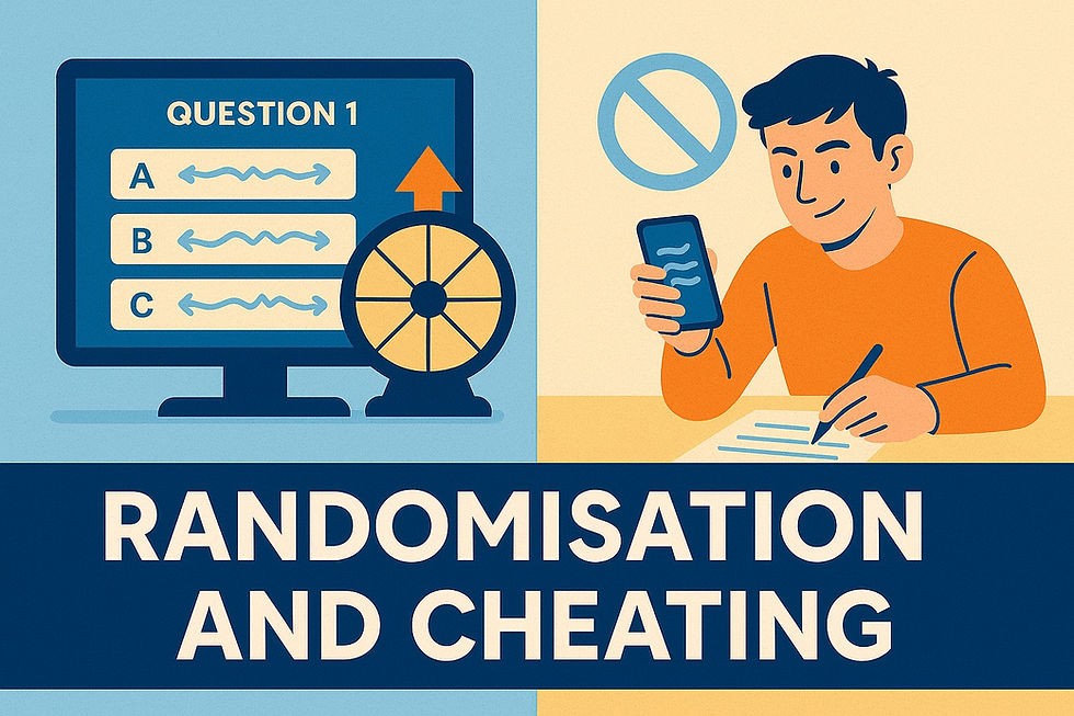 How Randomised Test Delivery Prevents Cheating in Online Assessments