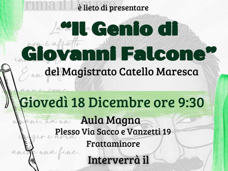 18 Dicembre Il Genio di Giovanni Falcone presso I.C. Colombo di Frattamaggiore