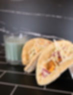 Ronto Wrap and Blue Milk
