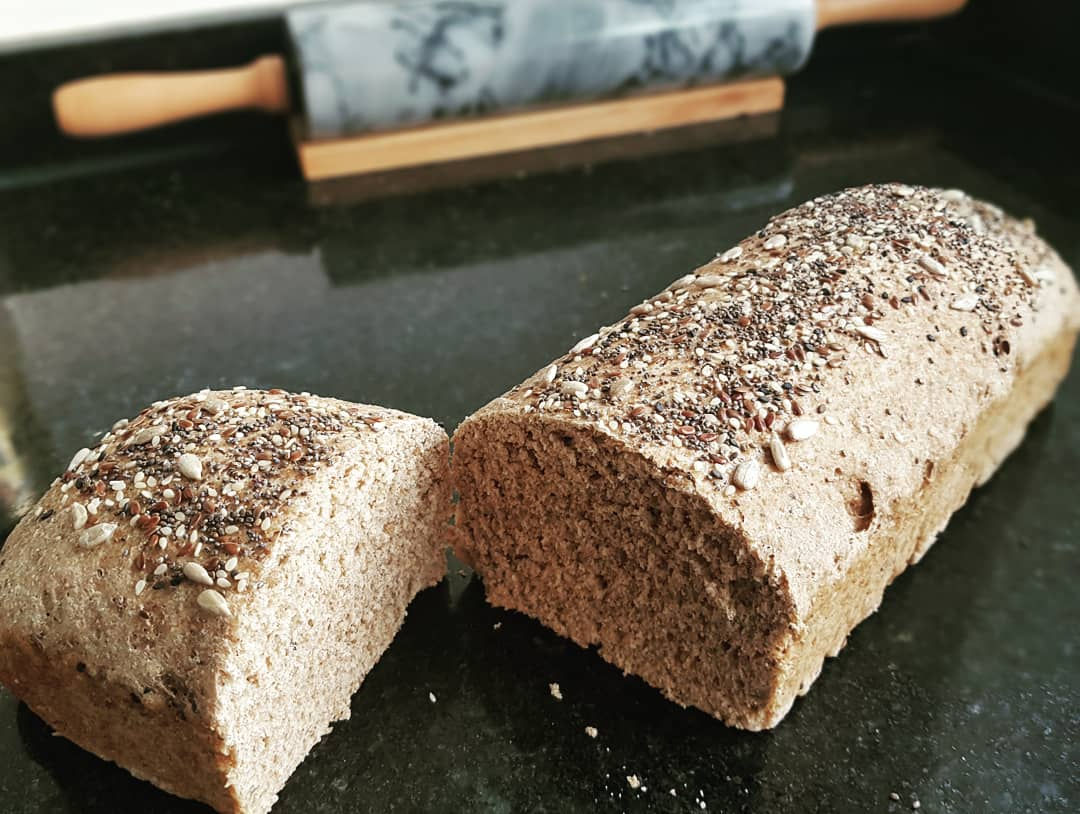 Pan de molde con semillas