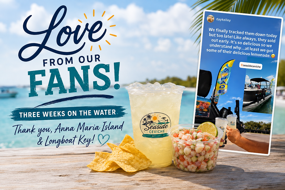 Three Weeks on the Water: Thank You, Anna Maria Island & Longboat Key