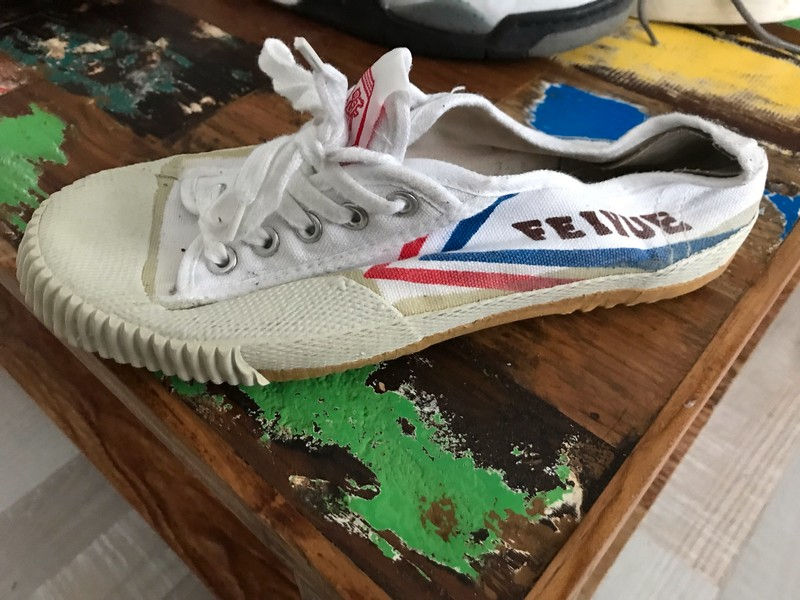 Chaussure Feiyue usagée