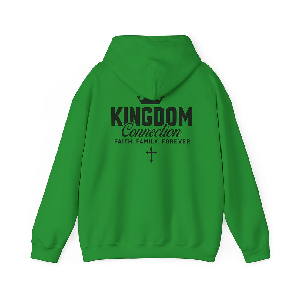 Thumbnail: Kingdom Connection Hoodie — "Faith, Family, Forever" Pullover