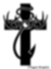 Cross Horns & Hook V2 Jesus Die Cut Vinyl Decal - Sticker